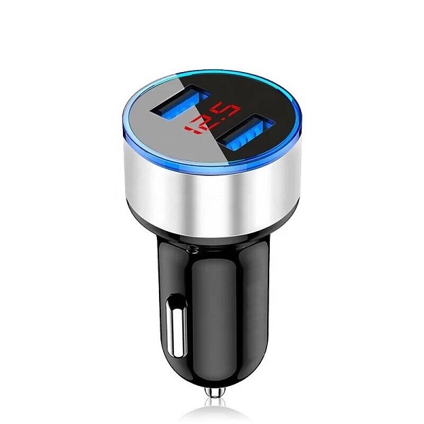 Fast Car Charger USB Cigarette Lighter Socket 2-Port Adapter For iPhone Samsung